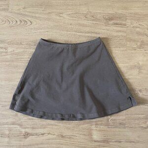 Los Angeles Apparel Garment Dye Cheer Skort — Falcon Gray — Small